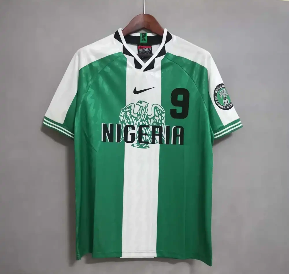 1996 Nigeria Home Soccer Retro Jersey