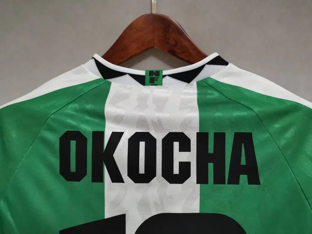 1996 Nigeria Home Soccer Retro Jersey