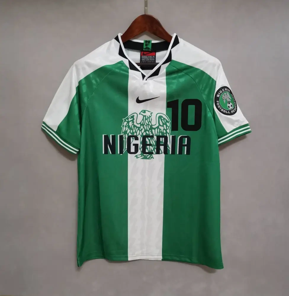 1996 Nigeria Home Soccer Retro Jersey