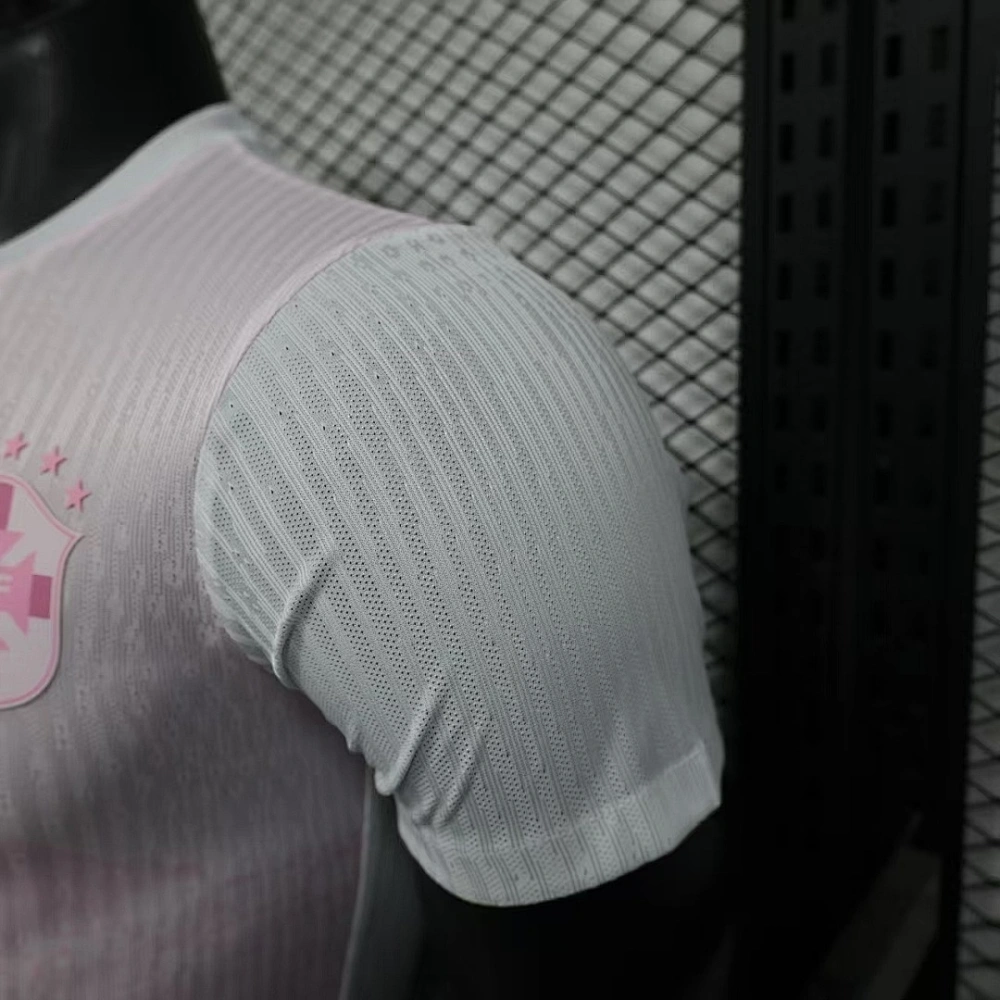 2025 Brazil Pink Special Edition Kit Player Version Soccer Jersey