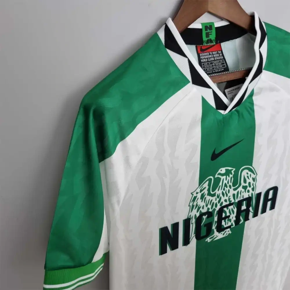 1996 Nigeria Away Soccer Retro Jersey