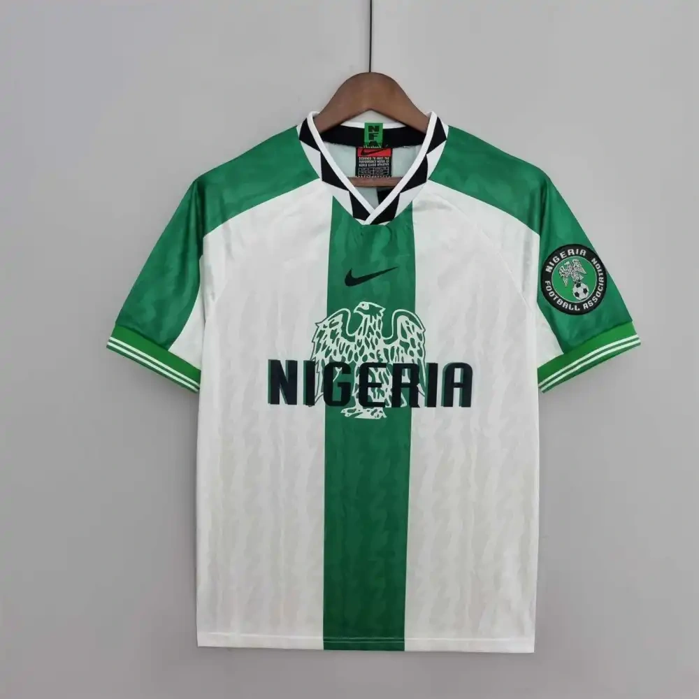 1996 Nigeria Away Soccer Retro Jersey