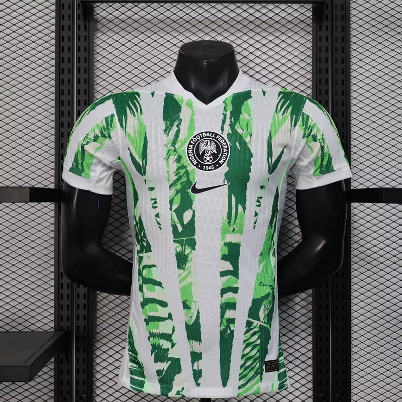 25-26 Nigeria Home Soccer Jersey Player Version
