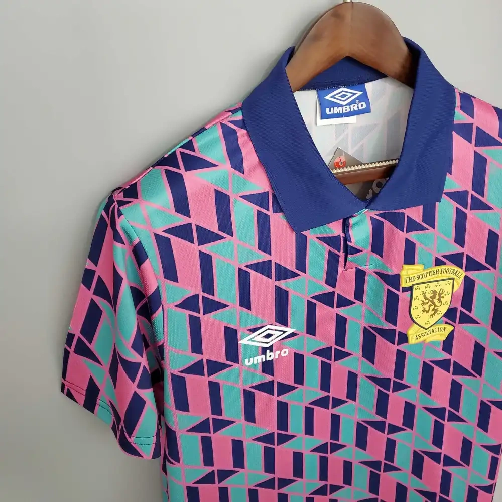 89-90 Scotland Away Soccer Retro Jersey