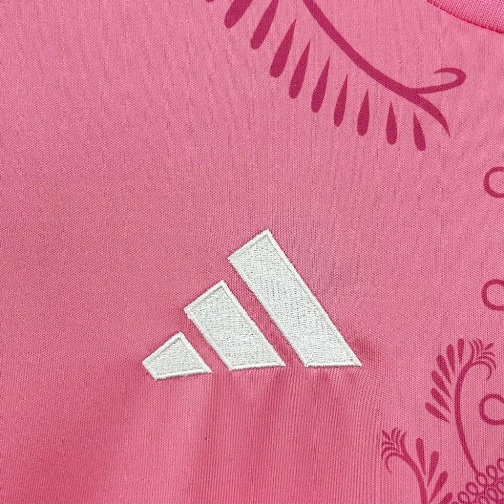 24-25 Algeria Soccer Jersey Pink