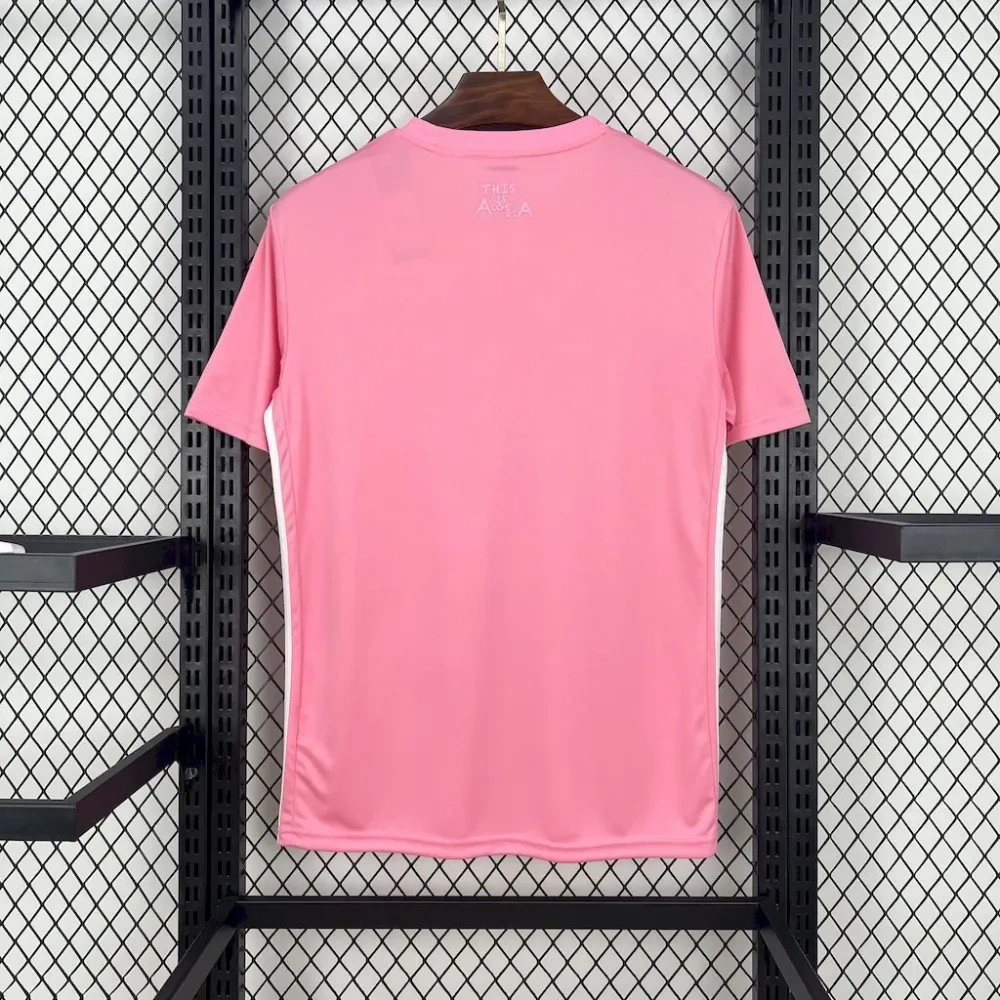 24-25 Algeria Soccer Jersey Pink