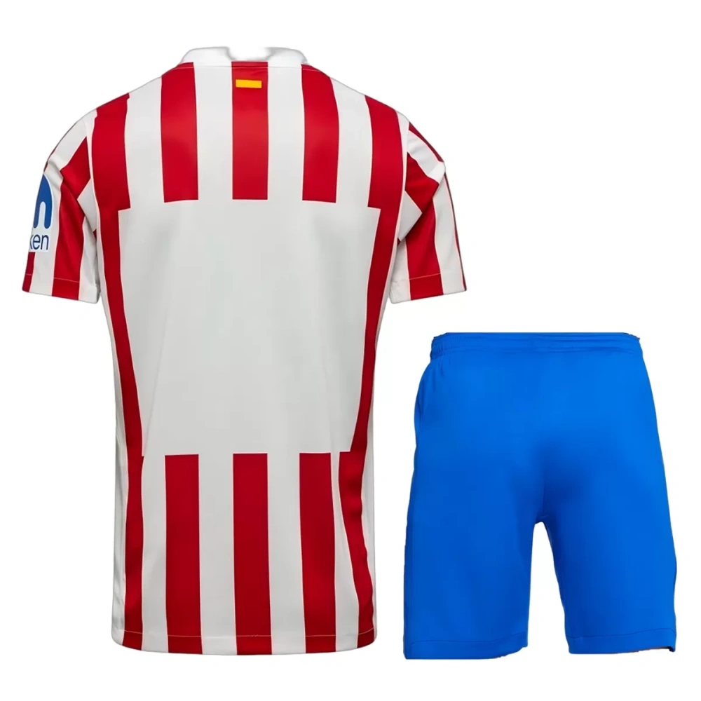 25-26 Atletico Madrid Home Soccer Kit Jersey+Shorts