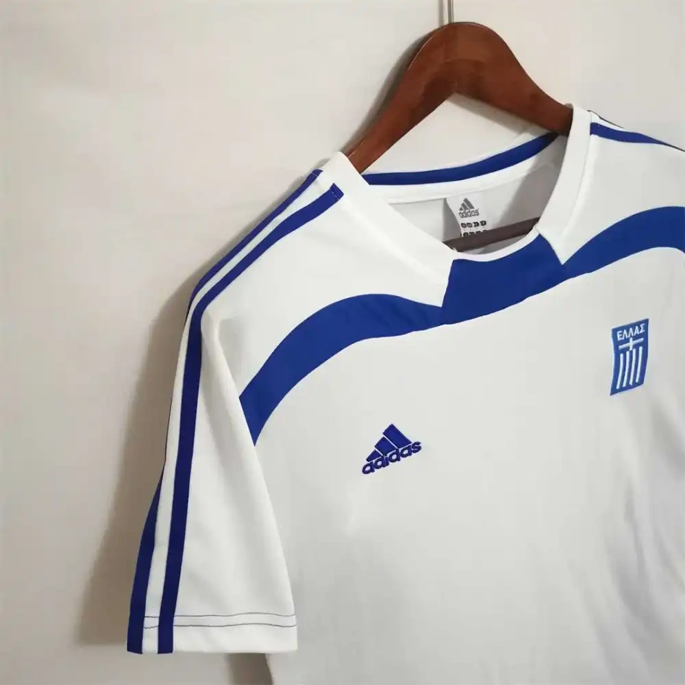 2004 Greece Euro Cup Away Football Retro Jersey