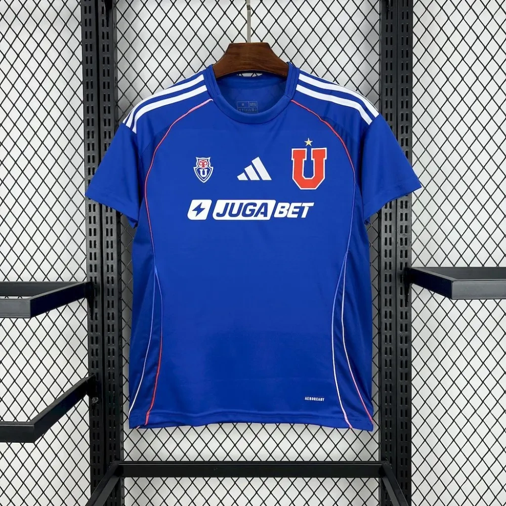 2025-26 Club Universidad de Chile Home Soccer Jersey