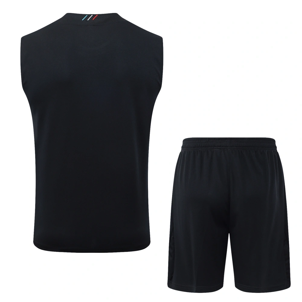 25-26 PSG Training Sleeveless Soccer Kit Jersey+Shorts