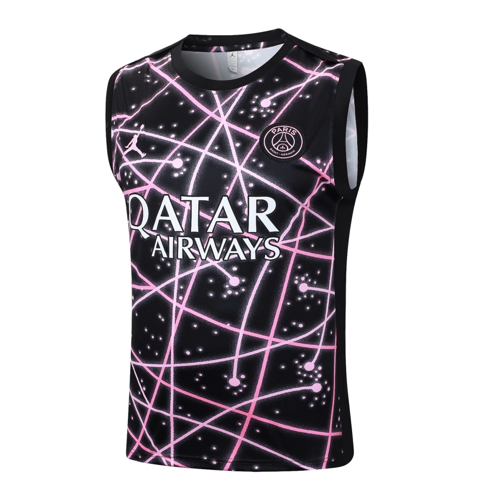 25-26 PSG Training Sleeveless Soccer Kit Jersey+Shorts