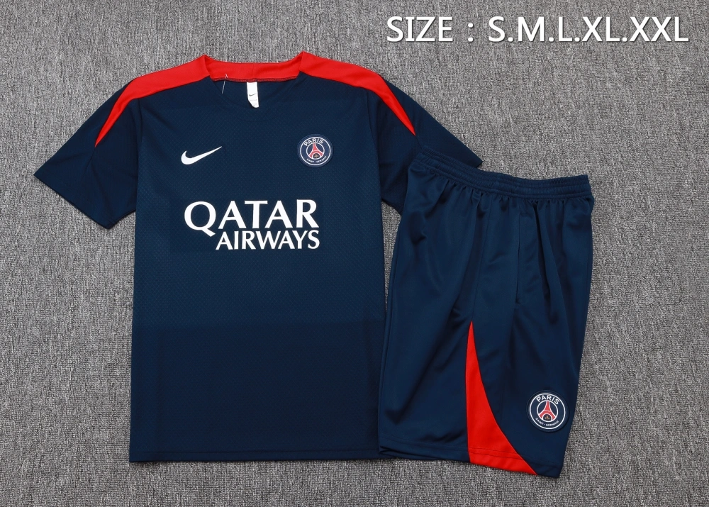 25-26 PSG Training Soccer Kit Jersey+Shorts