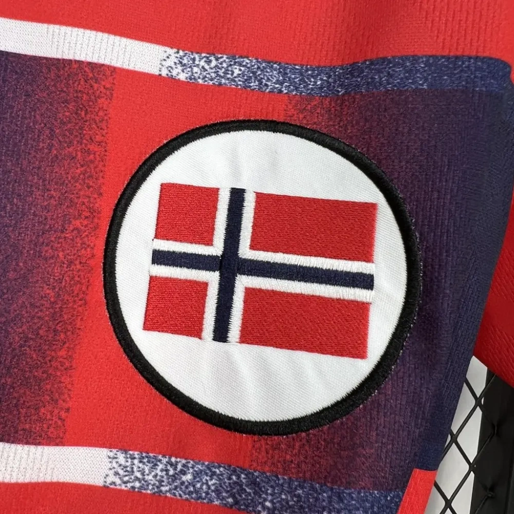 1997 Norway Home Soccer Retro Jersey