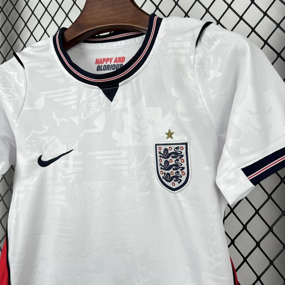 2026 England Home Wolrd Cup Soccer Kids Full Kit Jersey+Shorts+Socks