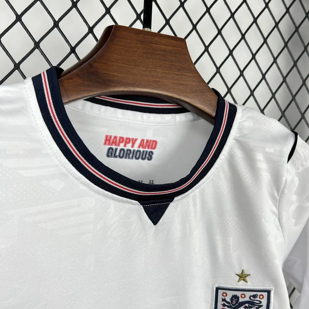 2026 England Home Wolrd Cup Soccer Kids Full Kit Jersey+Shorts+Socks