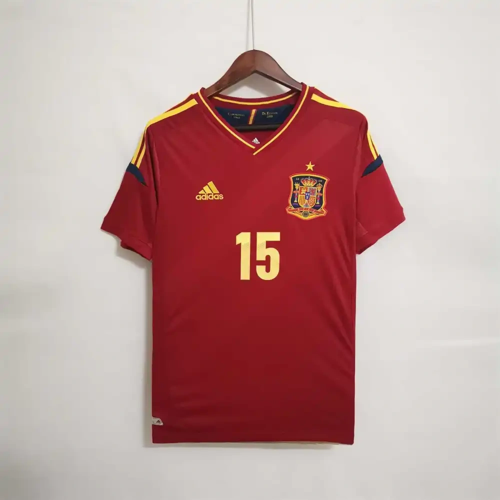 2012 Spain Home Retro Soccer Jersey
