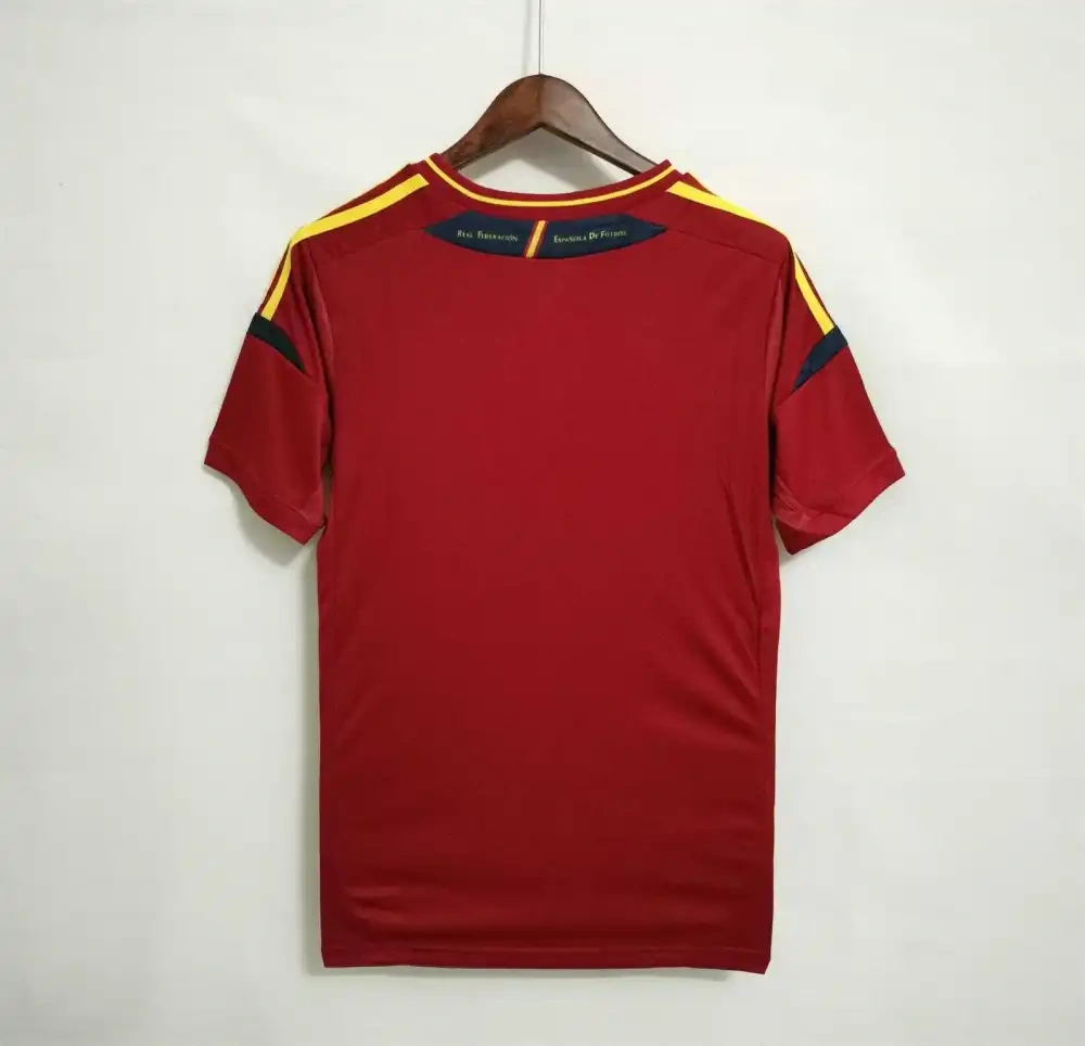 2012 Spain Home Retro Soccer Jersey