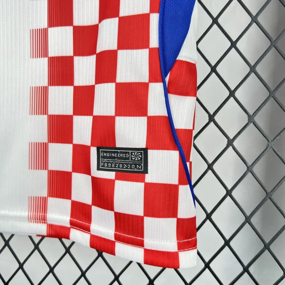2026 Croatia World Cup Home Football Kids Kit Jersey+Shorts