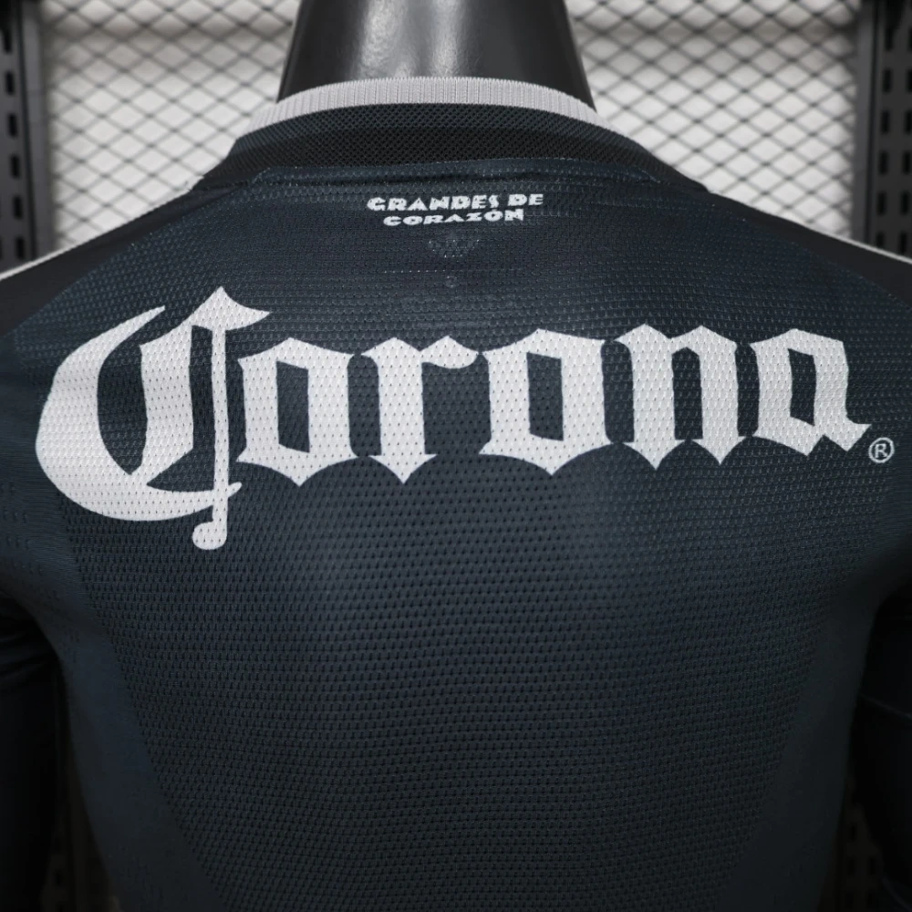 26-27 Club America Away Soccer Jersey Player Version Long Sleeve