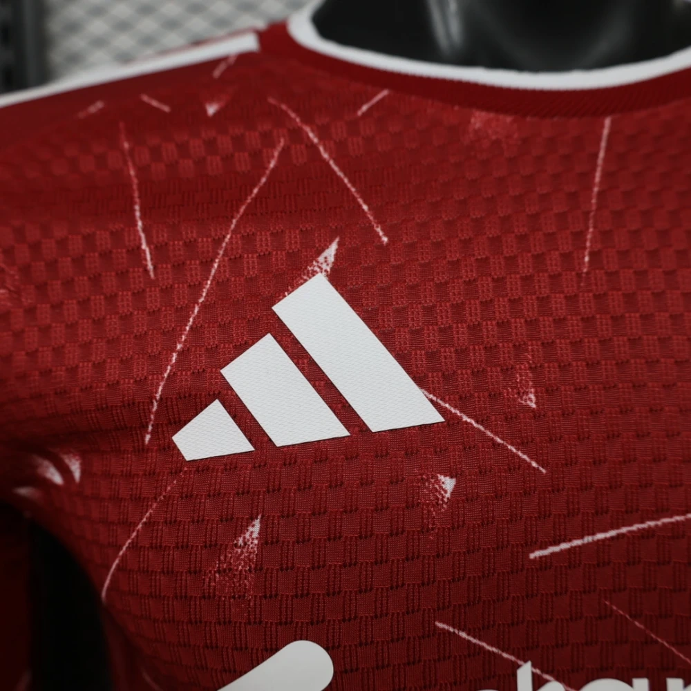 26-27 Liverpool Home Soccer Jersey Player Version Long Sleeve