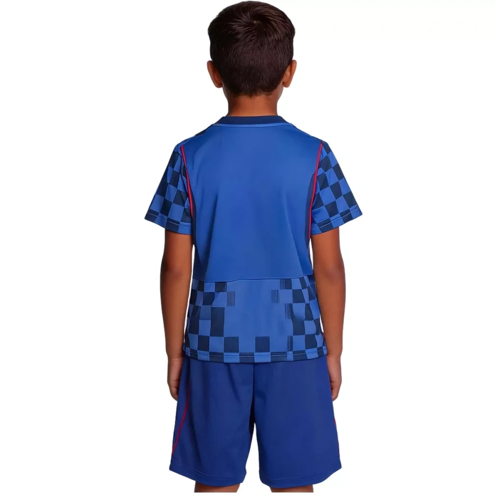 2026 Croatia World Cup Away Football Kids Kit Jersey+Shorts