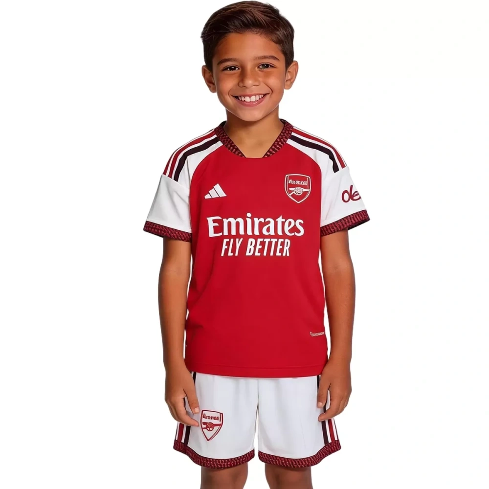 26-27 Arsenal Home Soccer Kids Kit Jersey+Shorts