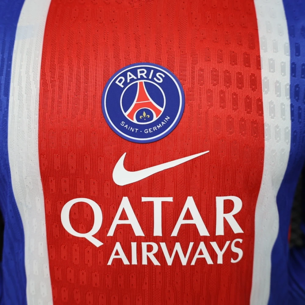 26-27 PSG Home Soccer Jersey Player Version Long Sleeve