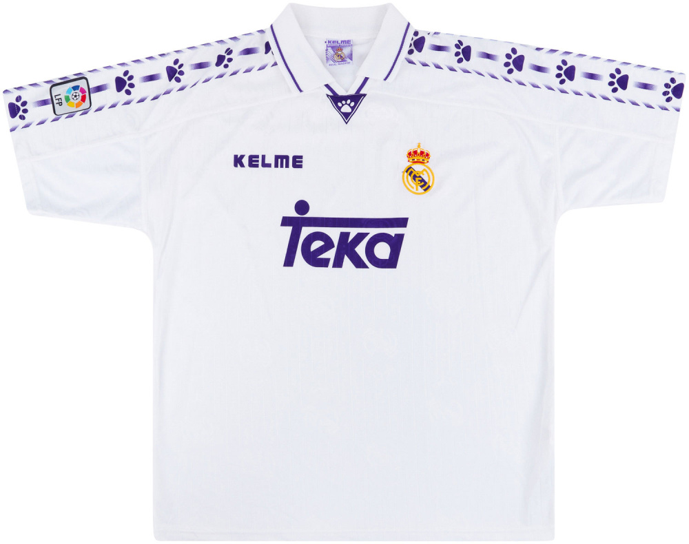 1996/97 Real Madrid Home Retro Jersey