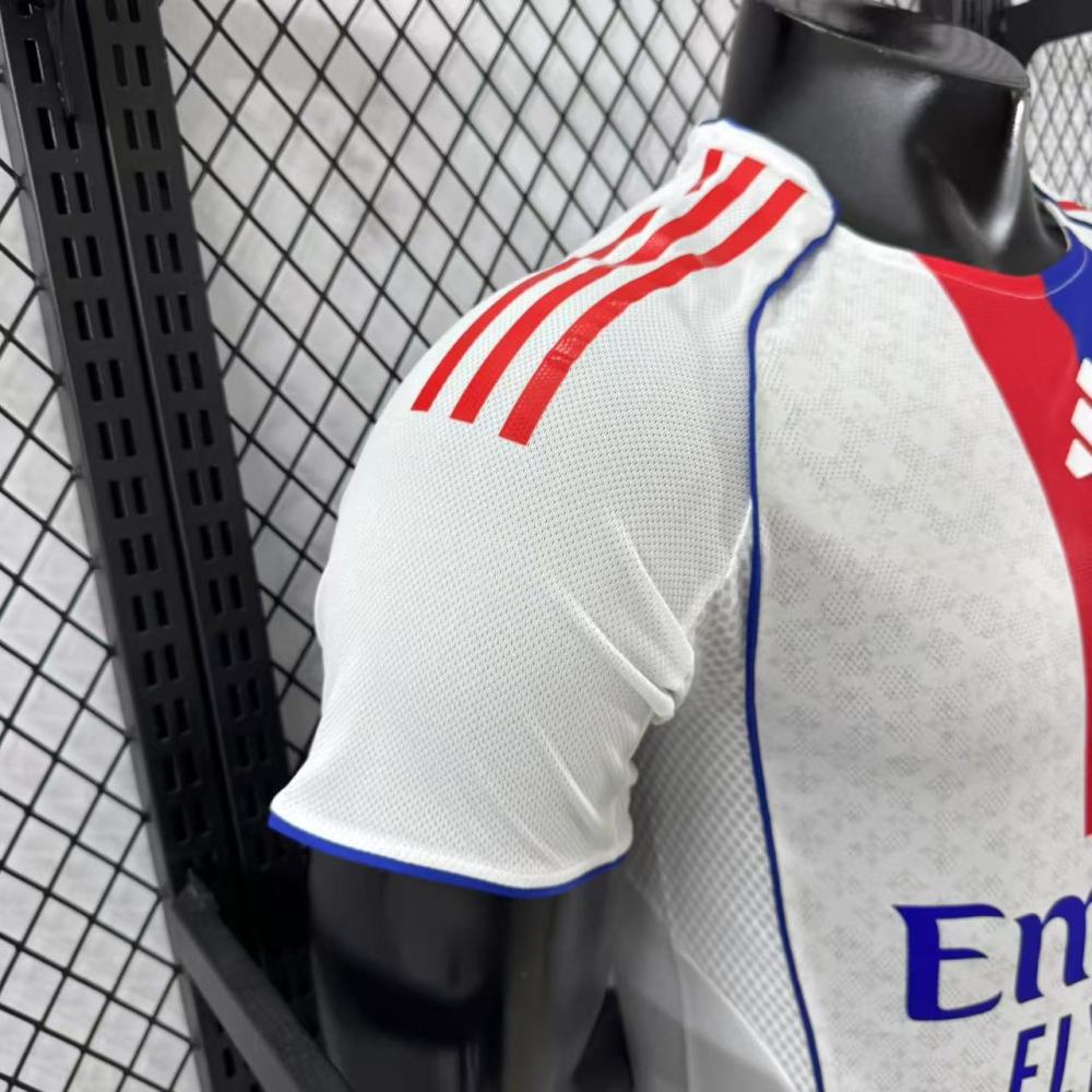 2025/26 Olympique Lyonnais Home Jersey Player Version