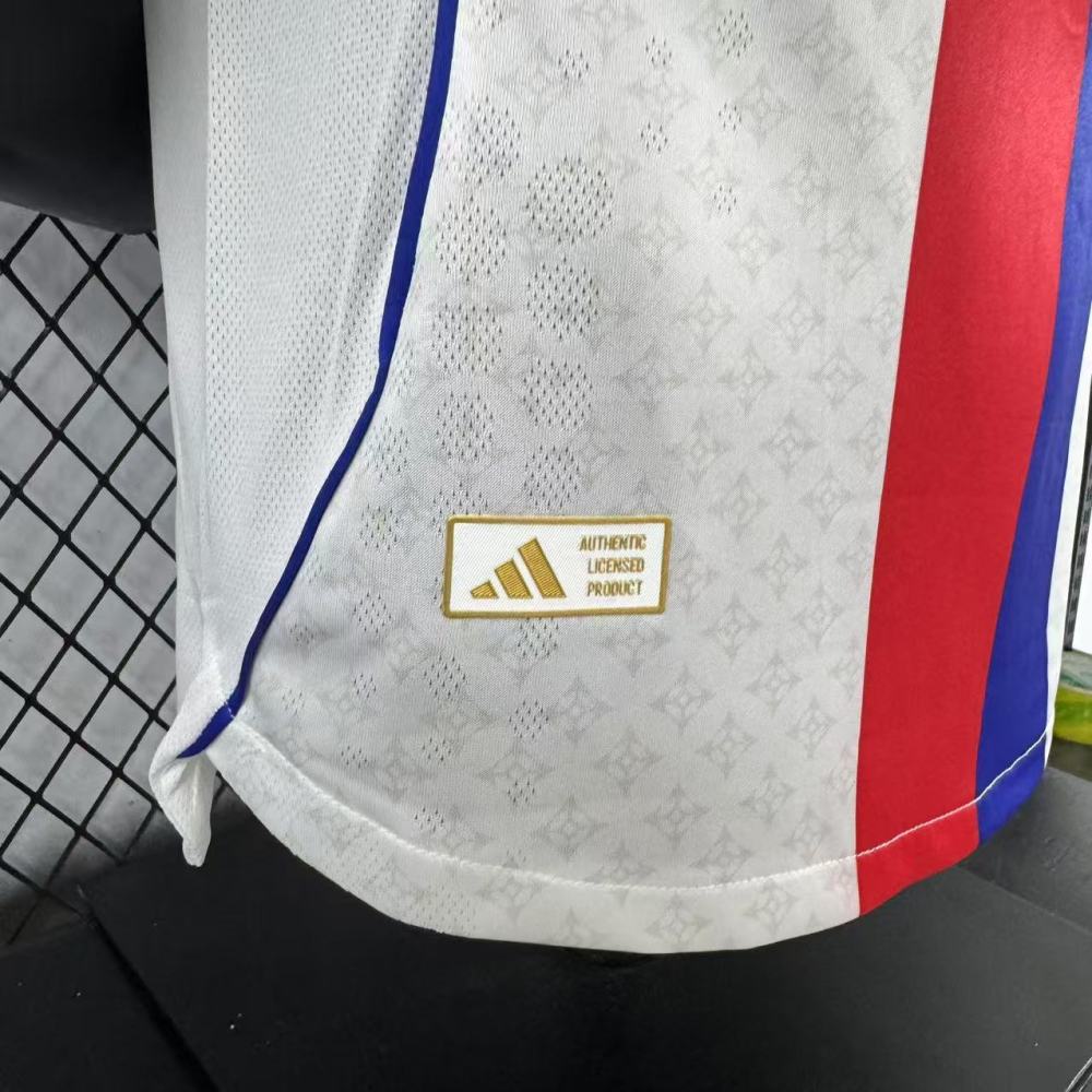 2025/26 Olympique Lyonnais Home Jersey Player Version