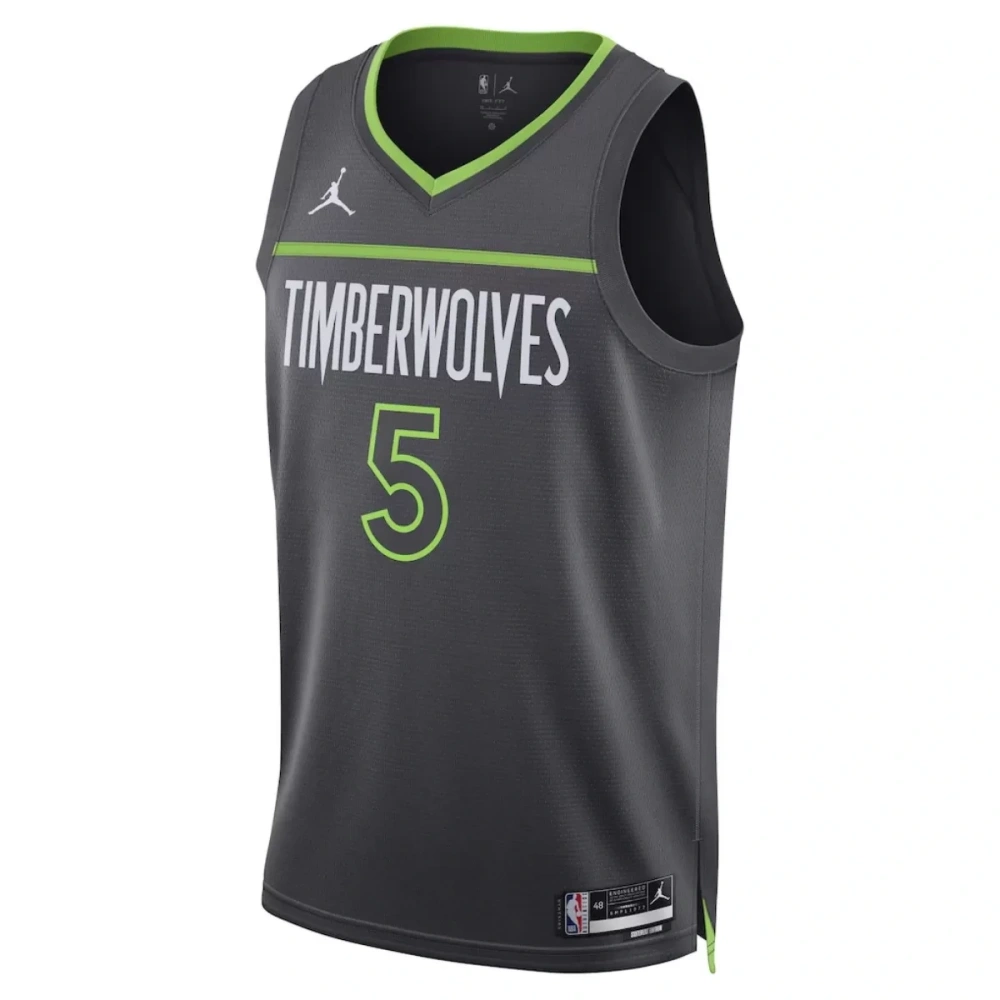 Unisex Minnesota Timberwolves Anthony Edwards #5 Navy Swingman Jersey - Icon Edition
