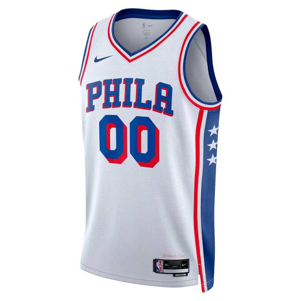 Philadelphia 76ers Nike Association Swingman Jersey - Custom - Unisex