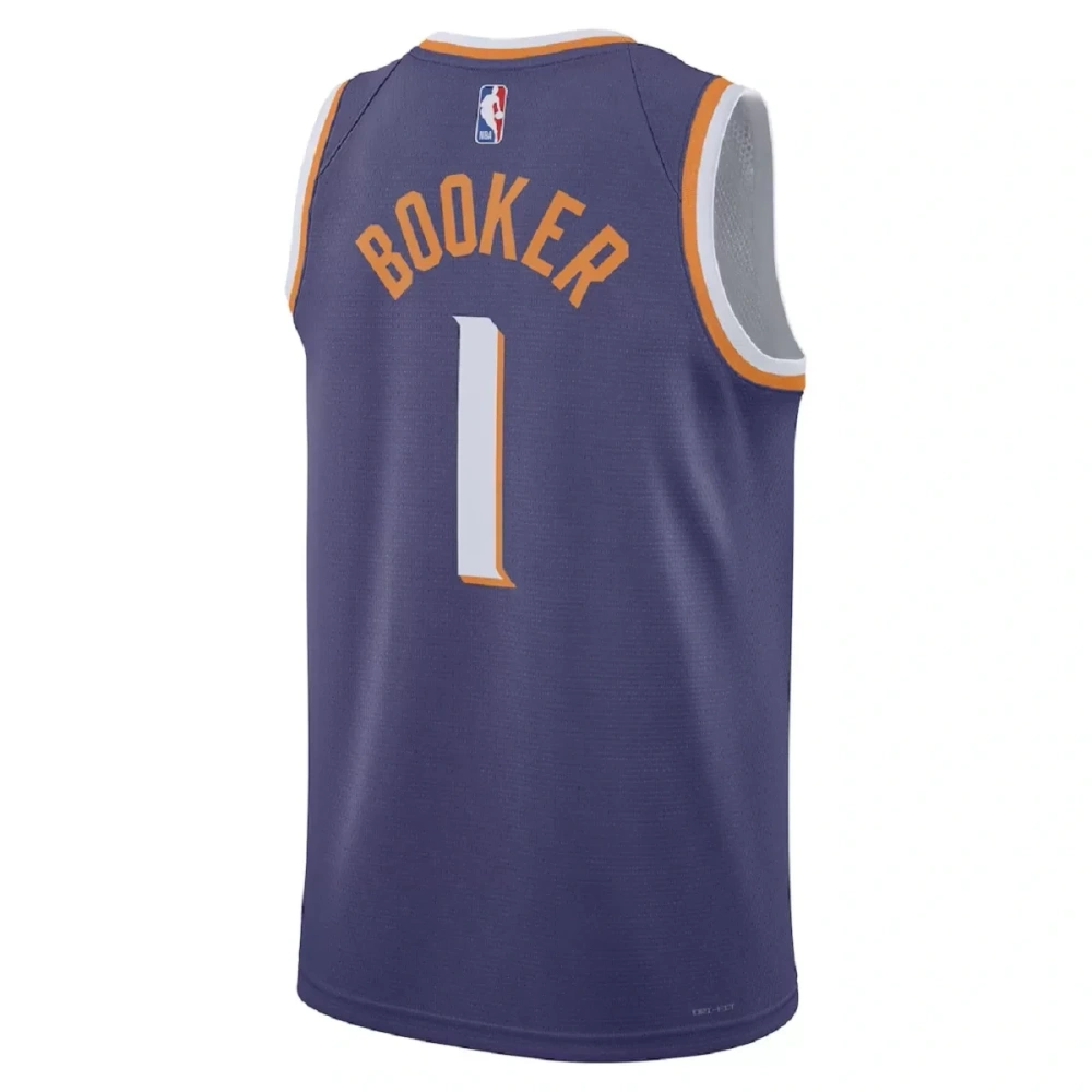 Unisex Phoenix Suns Devin Booker #1 Purple Swingman Jersey 2025/ - Icon Edition