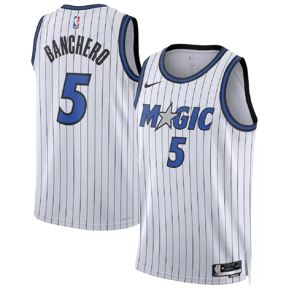 Unisex Orlando Magic Paolo Banchero #5 White Swingman Jersey - Association Edition