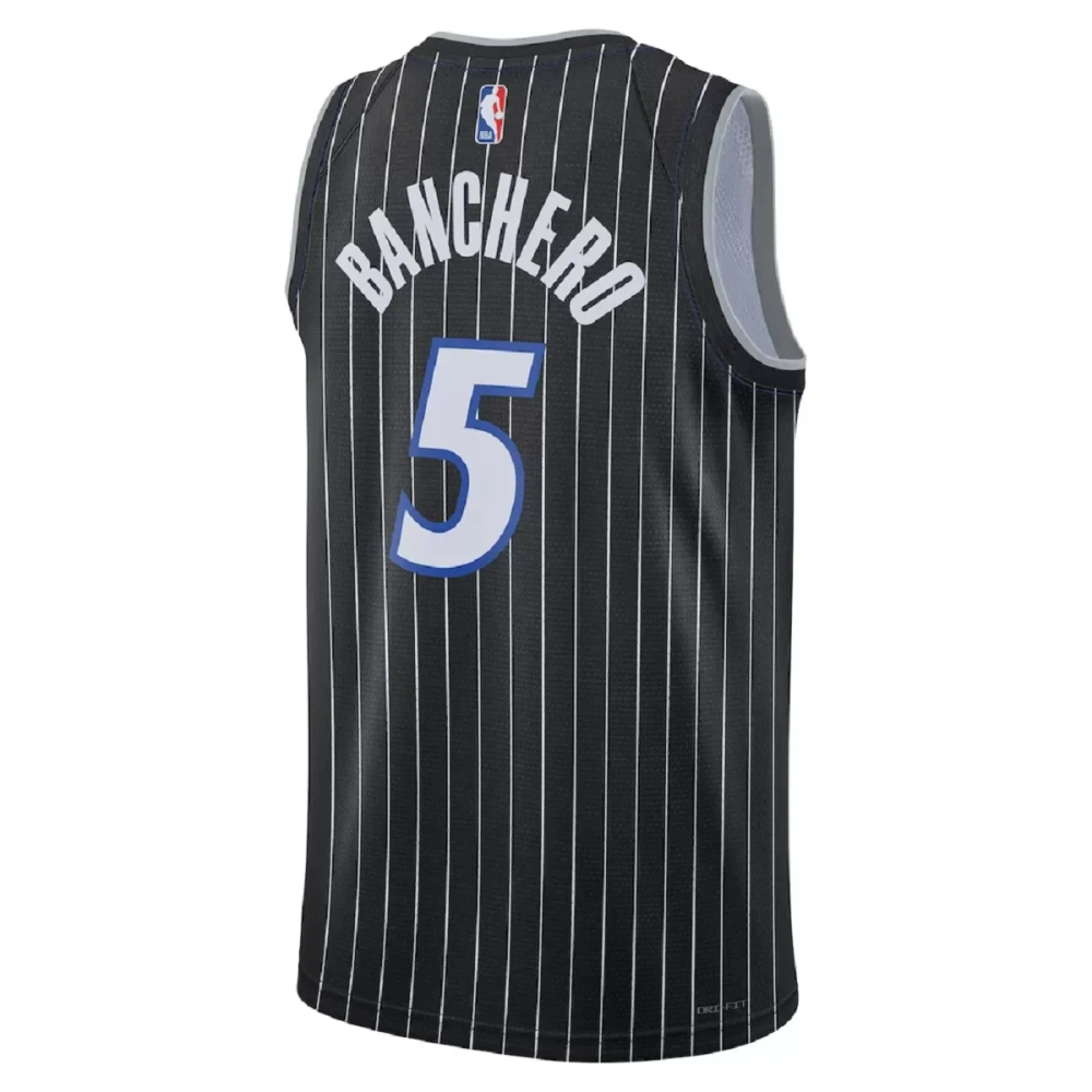 Unisex Orlando Magic Paolo Banchero #5 Black Swingman Jersey - Statement Edition