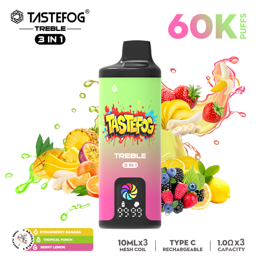 Tastefog TREBLE 60000 Puffs