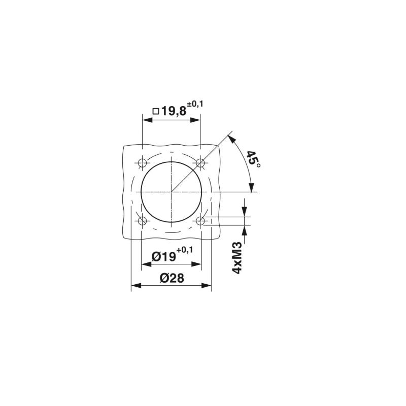 Phoenix Contact  ST-3EP1N8ACK02S - Panel feed-through 1618402