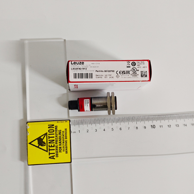 LEUZE Throughbeam photoelectric sensor transmitter LS328/9D-M12