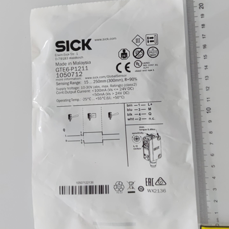 SICK Photoelectric sensors GTE6-P1211