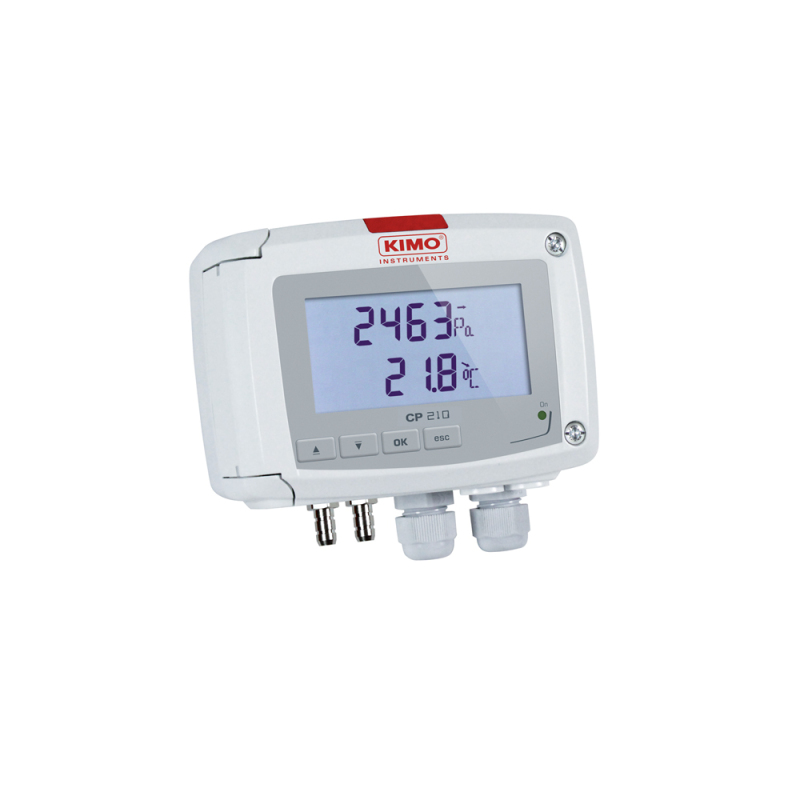 KIMO CP212-HN 210 Series Differential-Pressure Transmitters, 230 VAC supply