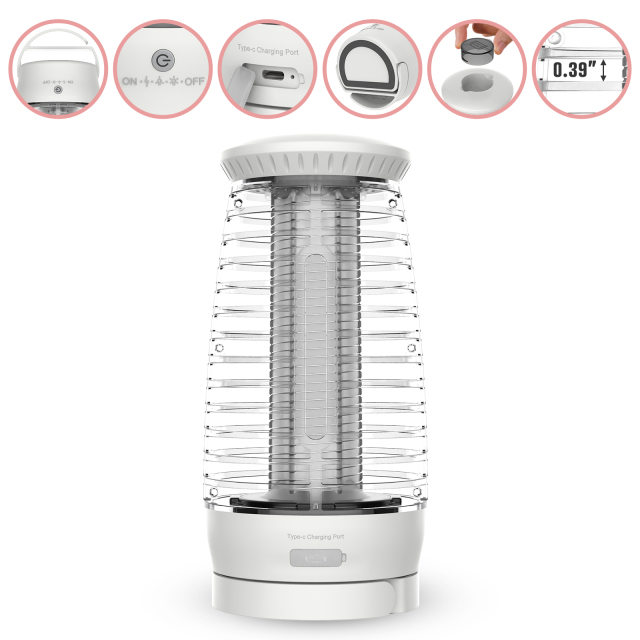 KMO-810 Flagship Mosquito Lamp - Bug Zapper Grayish