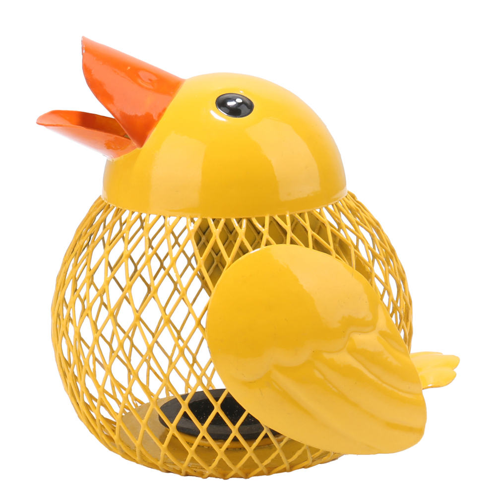 Mloarts 5 inches Coin Jar Duck Piggy Bank, Saving Box Metal Money Organizer,Kid's Coin Bank Hand Made,Anti-Rust Coin Piggy Bank for Kids and Adults,Money Container for Girl and Boy