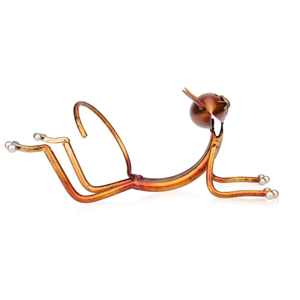 1Pcs Yoga Cat Wine Rack Metal Wine Rack Metal Practical Statue Cat Gift Cat Lover Desktop Wine Rack wine bottle holder Home Decor Handicraft Interior Decor Crafts Holiday Christmas Gift