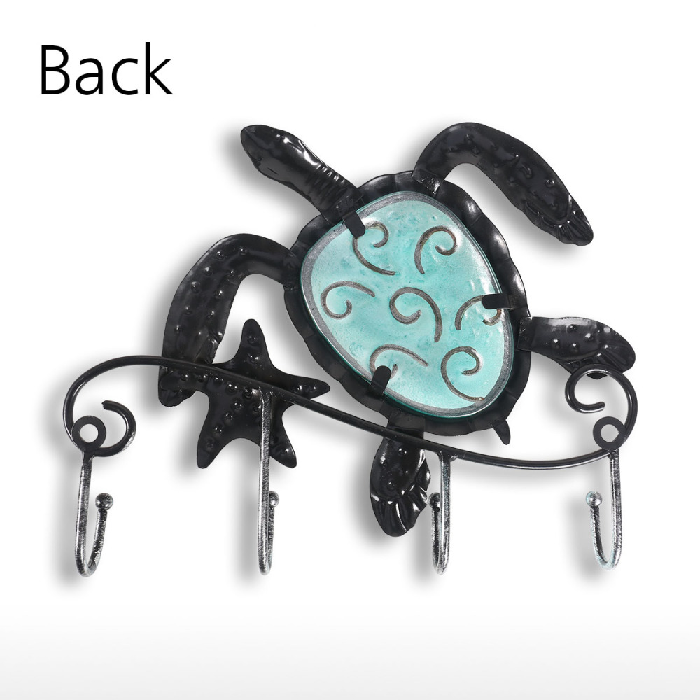 Turtle Wall Hook Iron Animal Wall Hook Rustic Decorative Wall Hook Living Room Bathroom Ornament