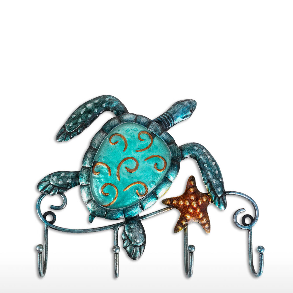 Turtle Wall Hook Iron Animal Wall Hook Rustic Decorative Wall Hook Living Room Bathroom Ornament