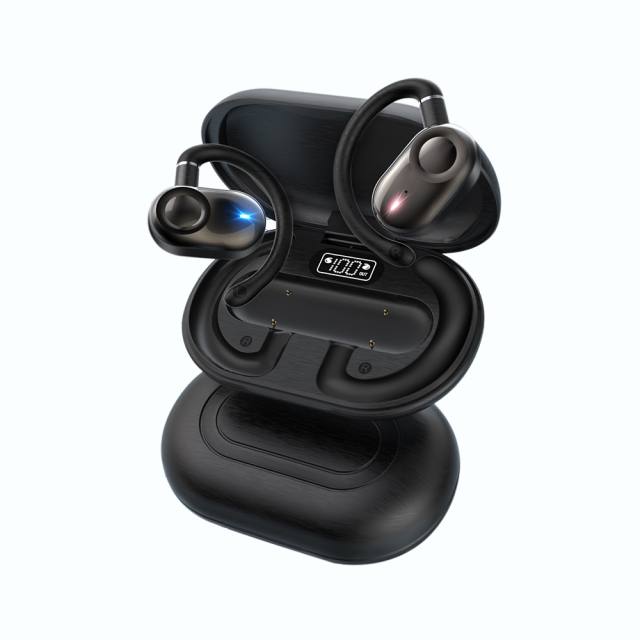 JM18 OWS Bluetooth earbuds with 300mAh charging case IPX4