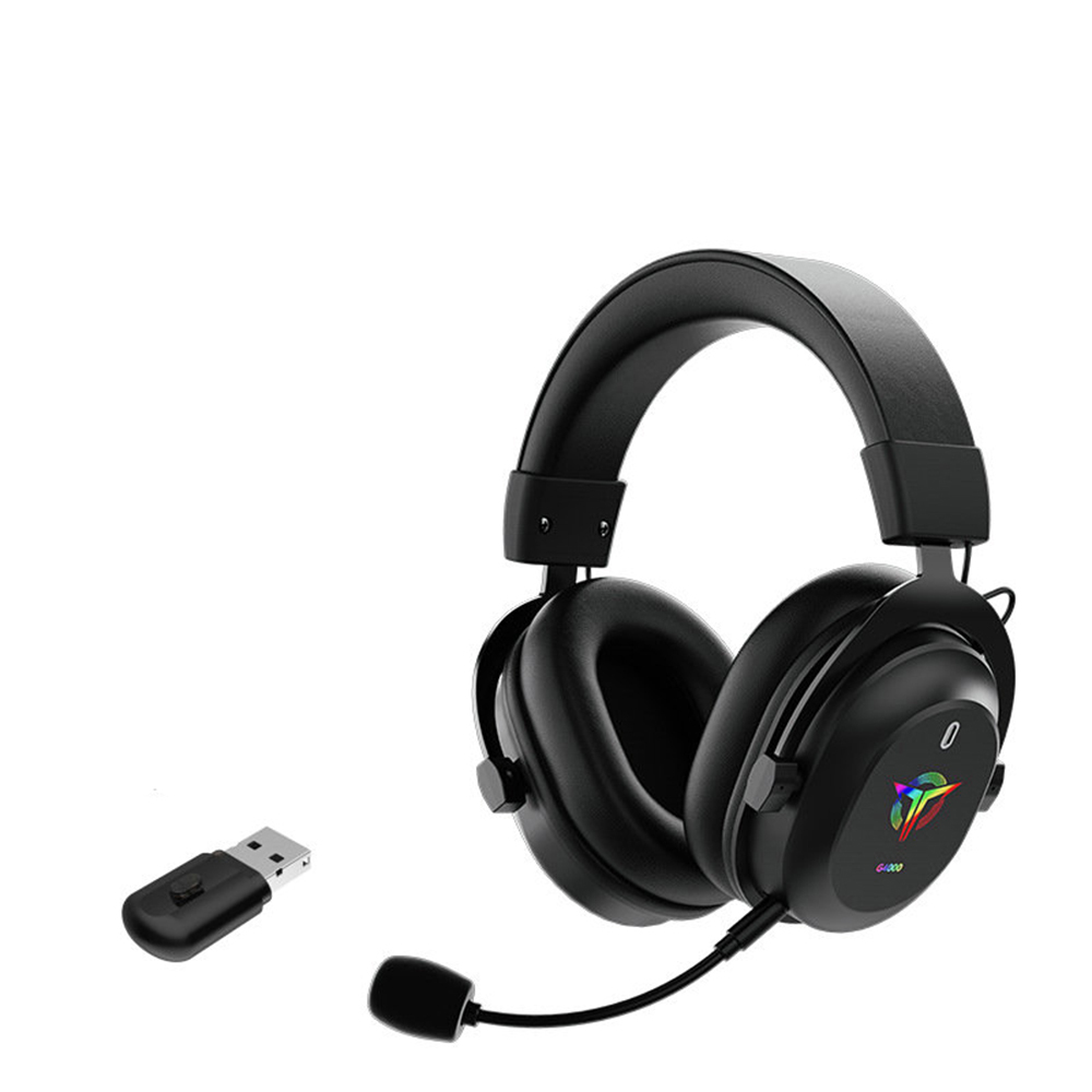 G4000 OEM 2.4G Wireless Gaming Headphone With Detachable Microphone With 25MS Low Latency for Gaming