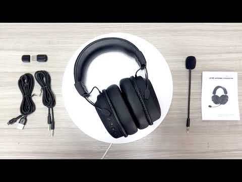 G4000 OEM 2.4G Wireless Gaming Headphone With Detachable Microphone With 25MS Low Latency for Gaming