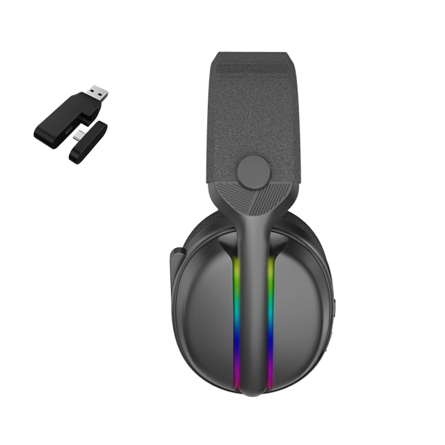 GM1200 Rambotech 2.4G Wireless Gaming Headset with Noise Cancelling Microphone for PS4, PC, Laptop, PUBG – Comfortable Gamer Headphones