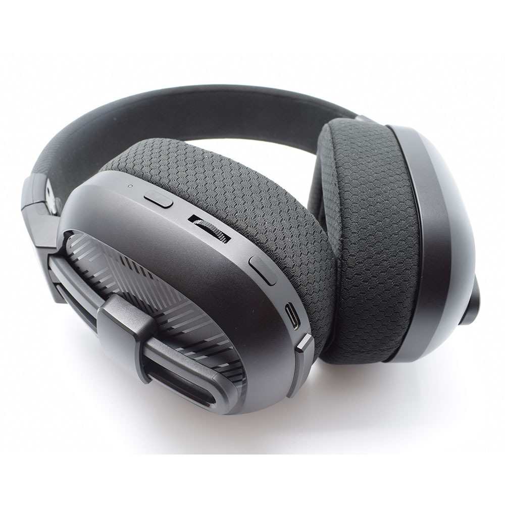 GM910 2.4G+BT+Wired 3-in-1 Tri-mode Gaming Headphones With Breathable Fabric Earfoams and Clear Mic for Gaming